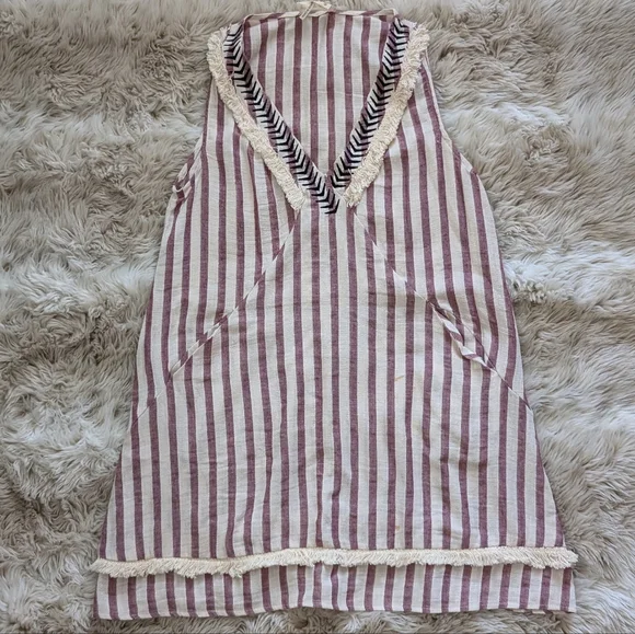 ETWO Striped fringe dress - Picture 2 of 9